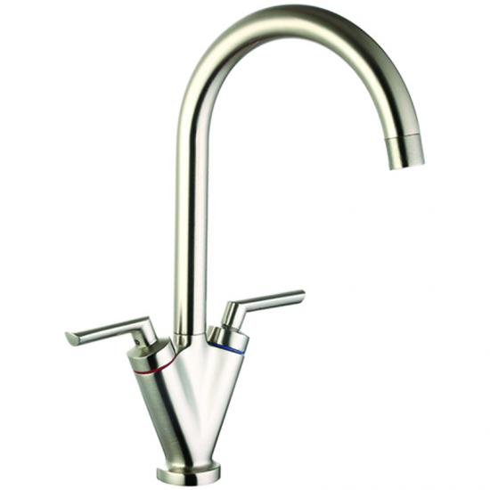 Two handles kitchen tap